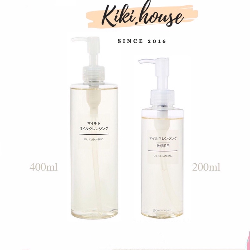 (DATE 2025) DẦU TẨY TRANG MUJI OIL CLEANSING MLID 200ML NHẬT