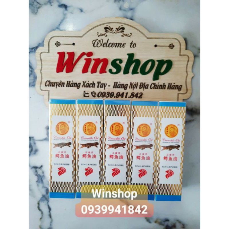 DẦU CÁ SẤU DƯỠNG DA HIỆU SƯ TỬ ĐỎ CROCODILE OIL IMPERIAL HARBOUR 50ML SINGAPORE | BigBuy360 - bigbuy360.vn