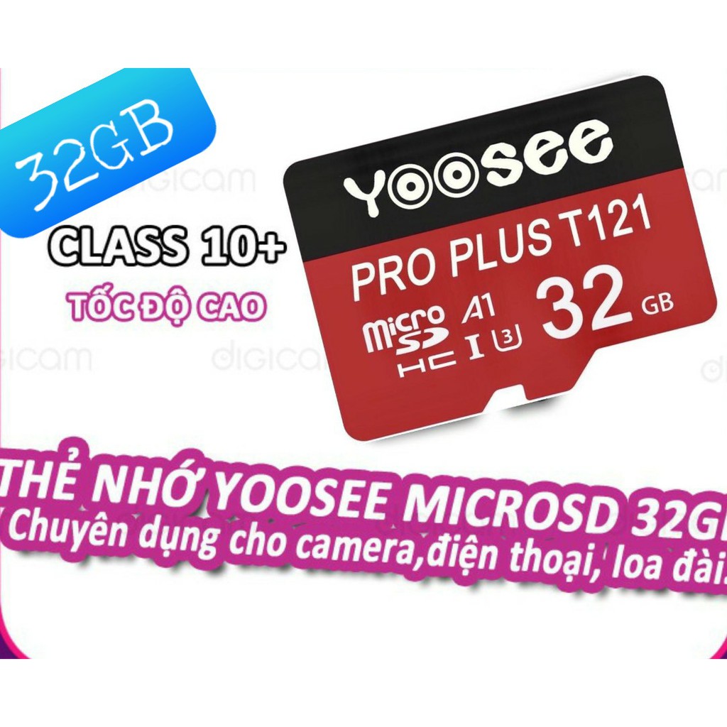 Thẻ nhớ 32Gb Yoosee chuyên dụng cho camera | WebRaoVat - webraovat.net.vn