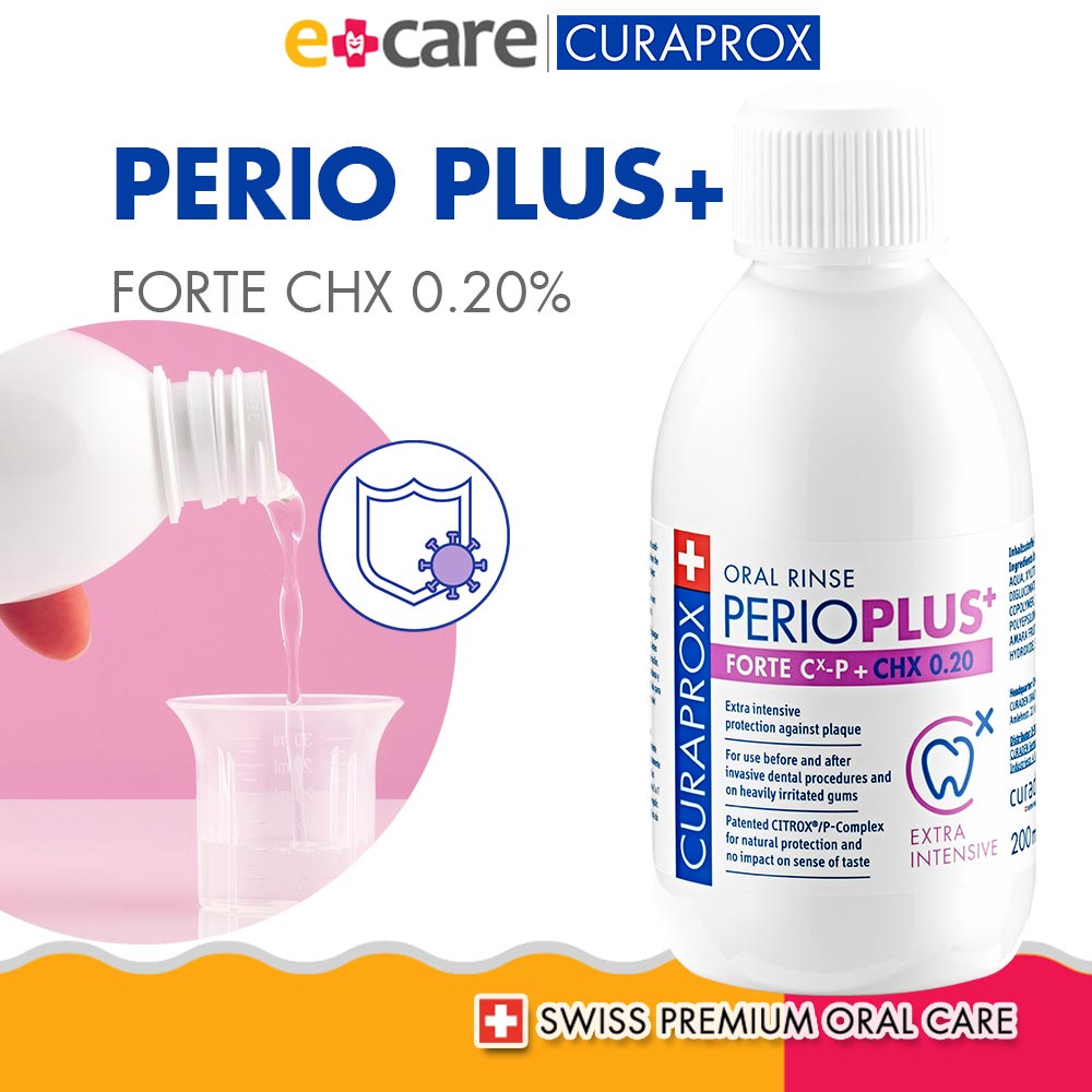 Nước súc miệng Curaprox Perio Plus Forte CHX 0.20% 10ml