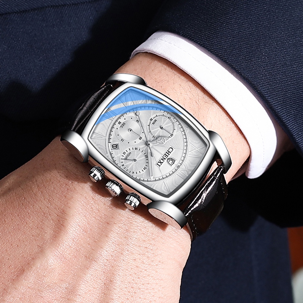 Đồng Hồ CHENXI Chống Thấm Nước Dây Da Sang Trọng Cho Nam