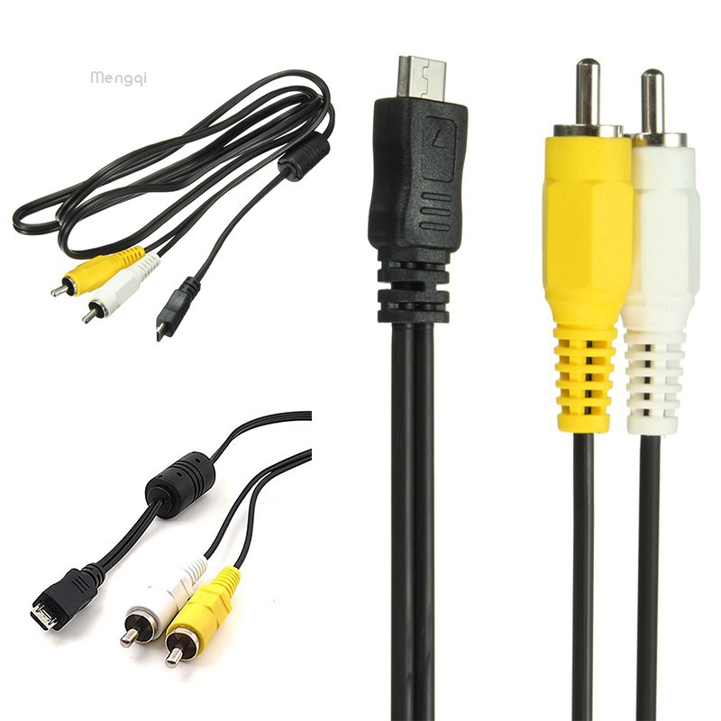 Dây cáp chuyển đổi cổng Micro USB sang 2 RCA AV cho điện thoại