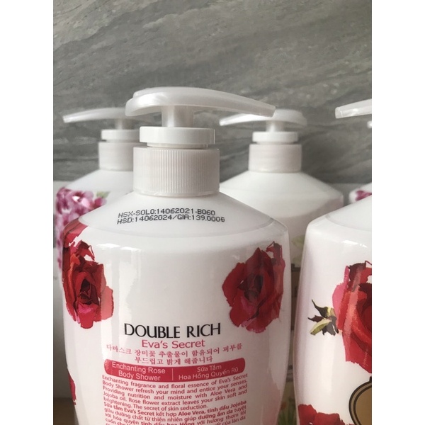 800 ML-Sữa tắm Hương Hoa Double Rich Body Shower 800G dưỡng da Hàn Quốc