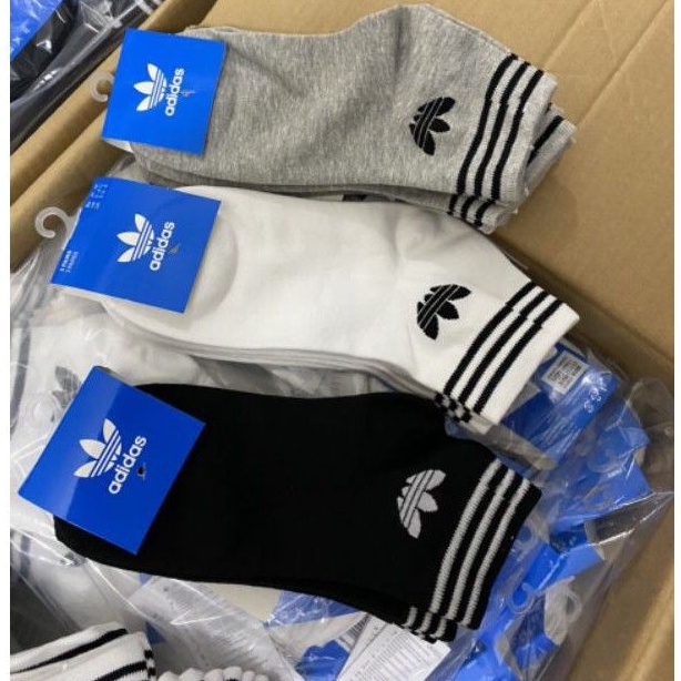 (Hàng auth tuồn) Tất adidas cổ trung/ 1pack=3 đôi