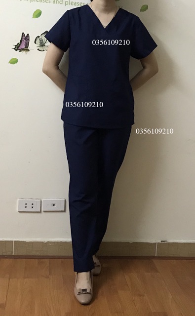 Đồng Phục Spa, Đồng Phục Thẩm Mỹ -[ màu Xanh Đen ]-