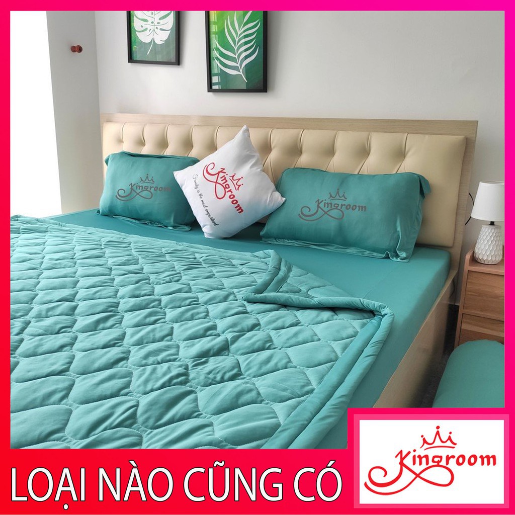 ☫▬Bộ ga gối 4 món thun hàn quốc Kingroom đủ kích thước nệm 1m2, 1m4, 1m6, 1m8 chưa gồm chăn