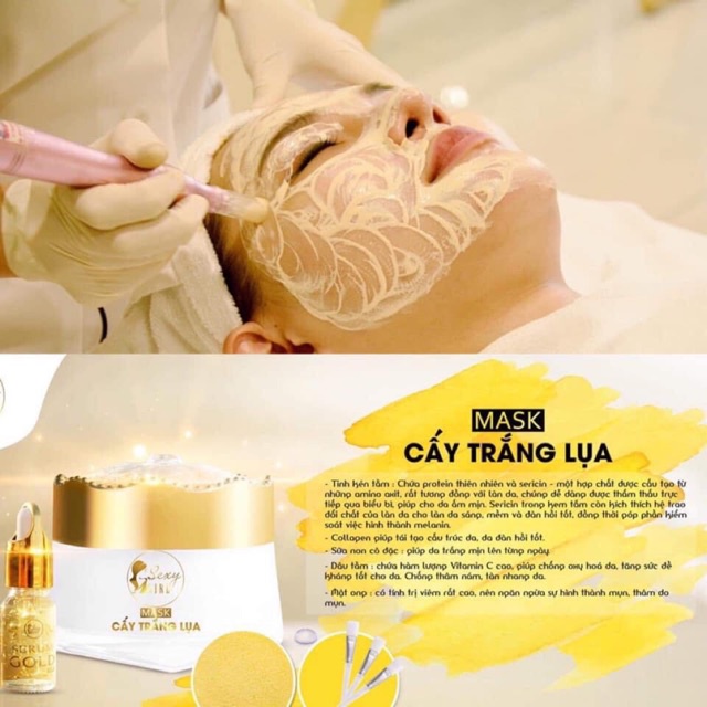 Cấy Trắng Lụa Nano Collagen Cho Spa, TMV, Cá Nhân Tại Nhà