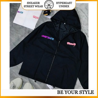 ÁO KHOÁC DÙ FORM RỘNG BANAWA ĐEN - GIN STORE