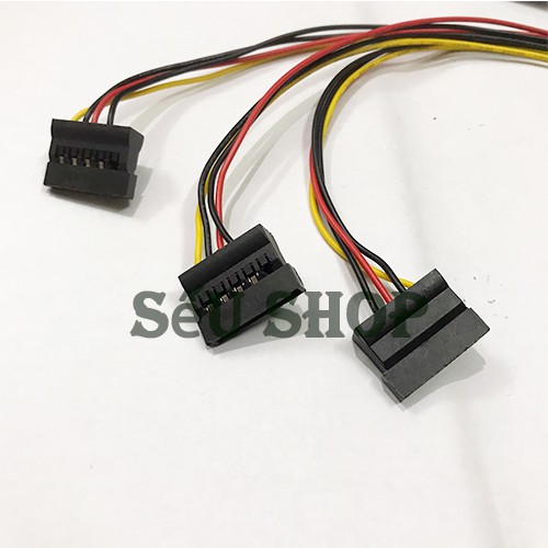 Cáp chia 3 cổng Sata từ chân Ata Molex  - TQCAP002