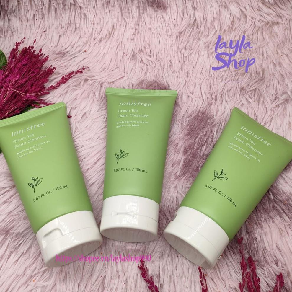 Sữa rửa mặt trà xanh innisfree Green Tea Foam Cleanser 150ml 100ml