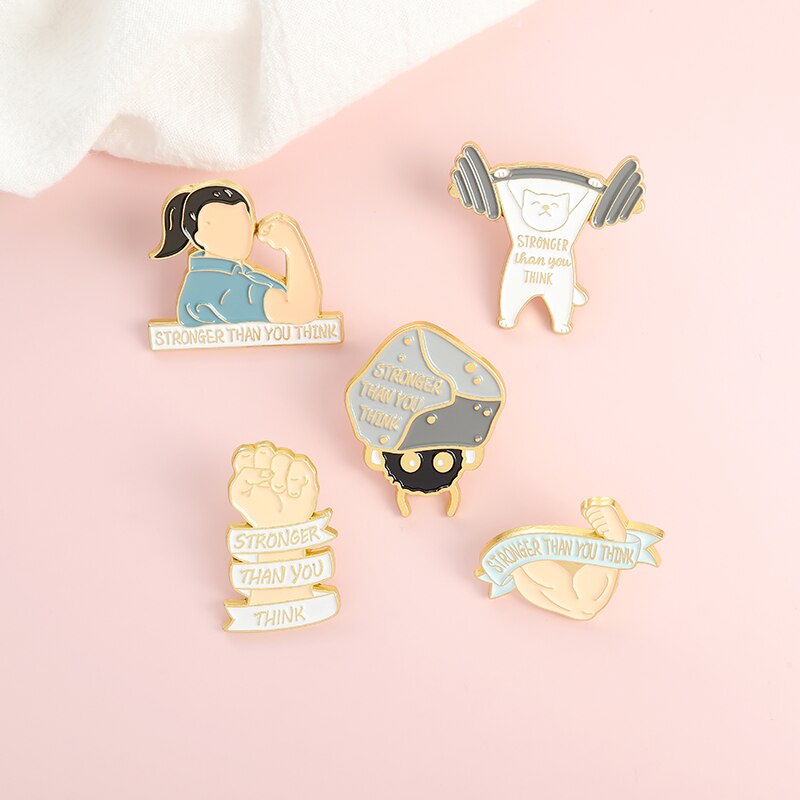 Ghim cài áo Qihe Jewelry họa tiết hoạt hình ngộ nghĩnh