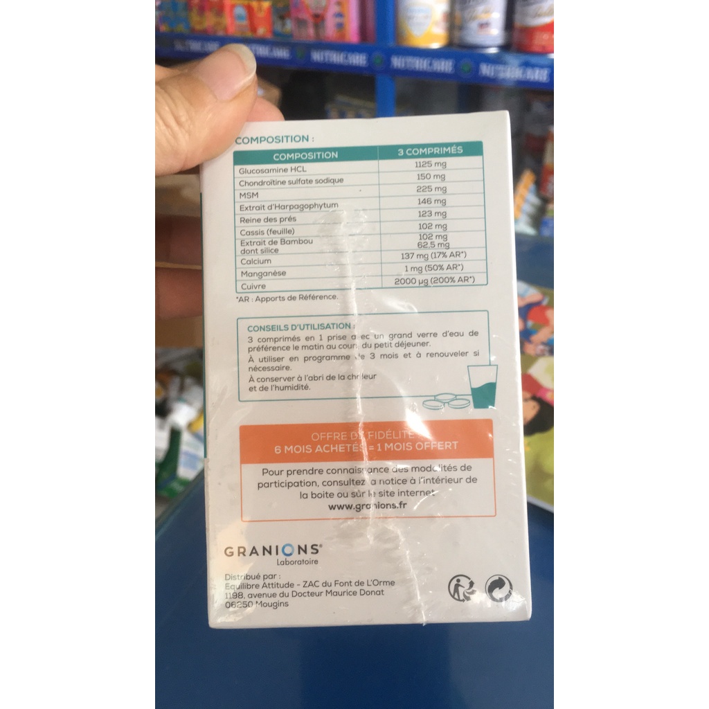 Viên xương khớp Pháp Chondrosteo 90 viên.