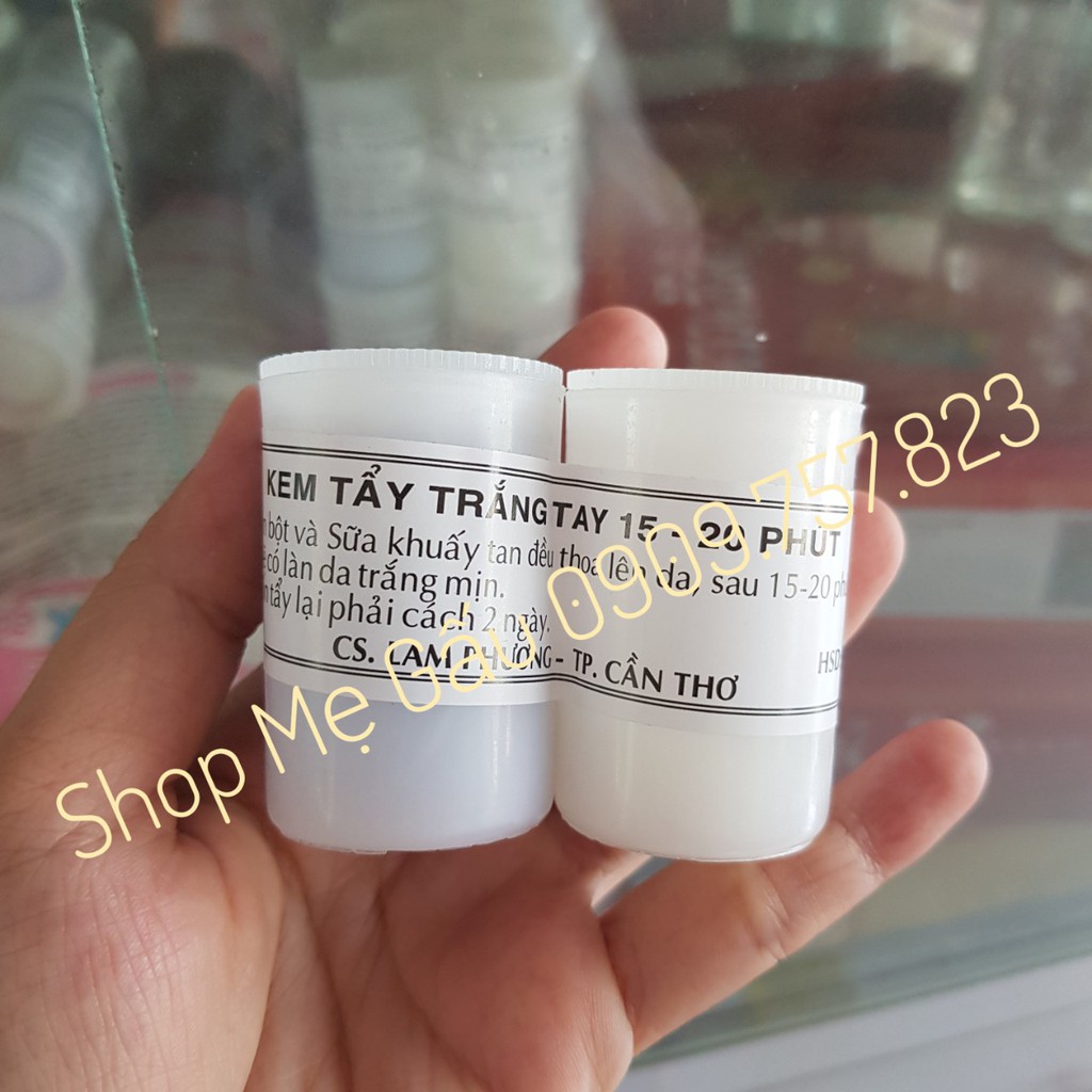 CẶp bột tẩy trắng cấp tốc