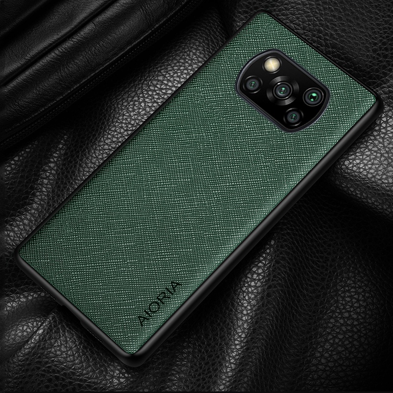 Ốp Điện Thoại Da PU Viền TPU Chất Lượng Cao Bảo Vệ Cho Xiaomi Poco X3 NFC X3 Pro