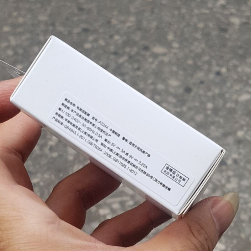 Củ sạc nhanh 20W zin chính hãng Apple cho iPhone 11/ 11 pro/ 11 Promax / 12 / 12 mini / 12 Pro / 12 Promax