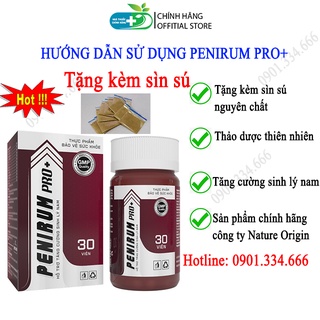 PENIRUM PRO+ (COMBO 3 HỘP) Viên Uống Sinh Lý Nam Giới Hộp 30 Viên [CHÍNH HÃNG]