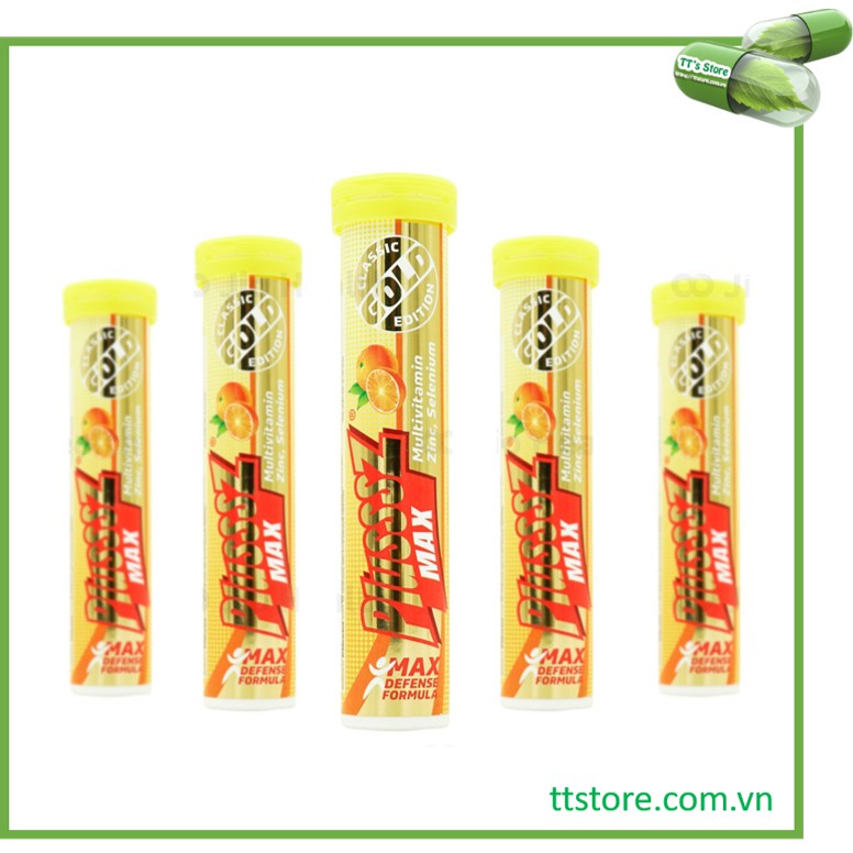 Plusssz Max Multi Gold - Viên sủi vitamin không đường [plussz max, pluzz, plus max, pluss] | BigBuy360 - bigbuy360.vn