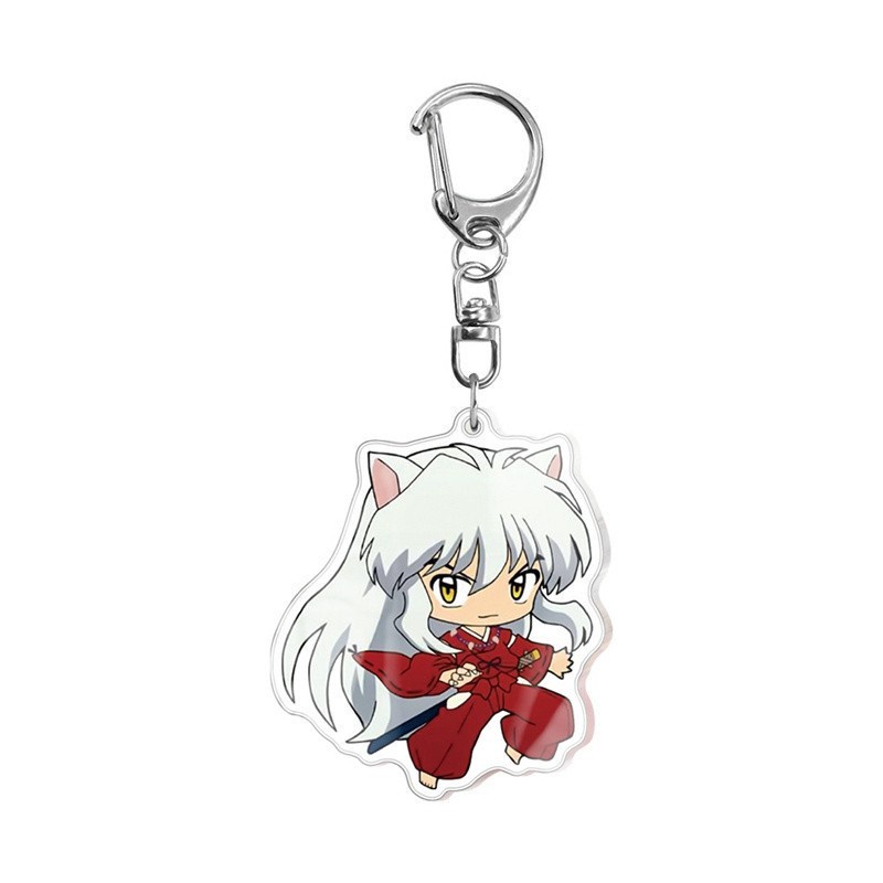 Móc khóa acrylic tùy chỉnh hình nhân vật anime Inuyasha Maru Bellflower Higurashi Kagome Peripheral