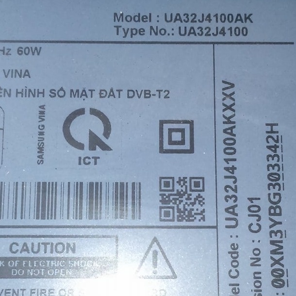 Bo mạch tivi SAMSUNG 32J4100 UA32J4100AK