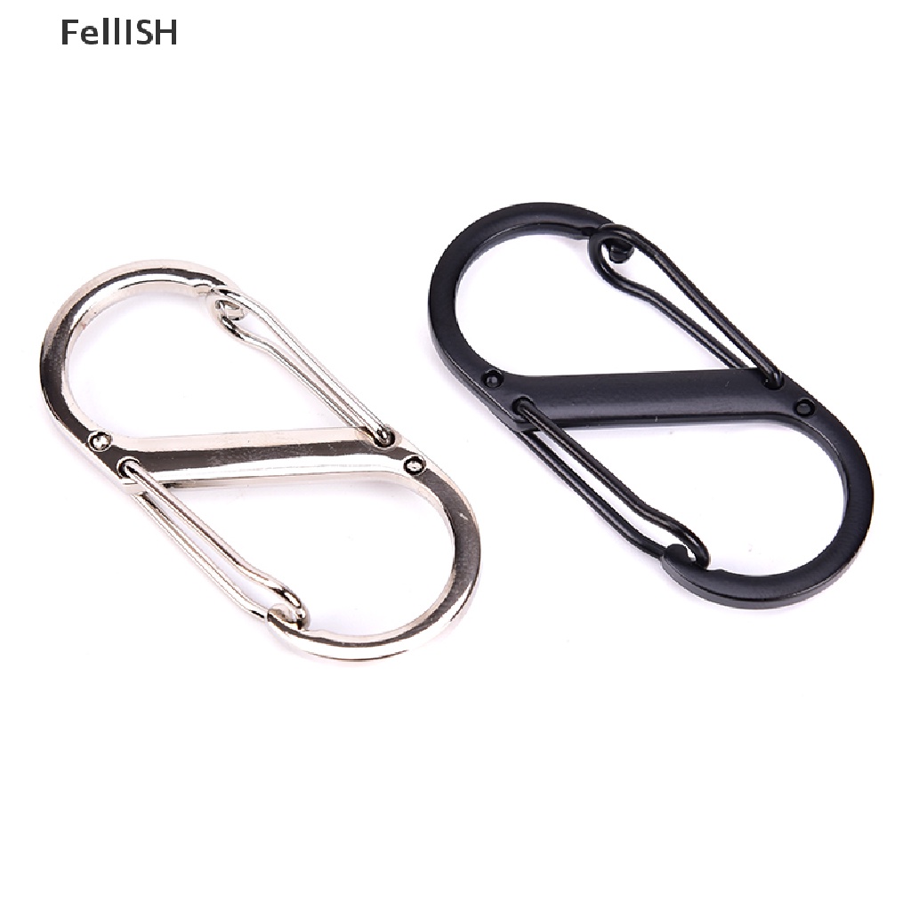1 Móc Khóa Carabiner Chữ S Bằng Thép Không Gỉ 439br