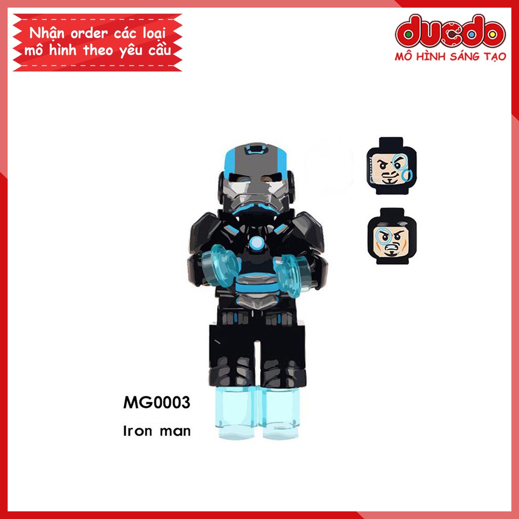 [Nhập TOYMAY giảm 10K Xu]Minifigures siêu anh hùng Iron Man full giáp - Đồ Chơi Lắp Ghép Xếp Hình Mini Mô hình MG0003