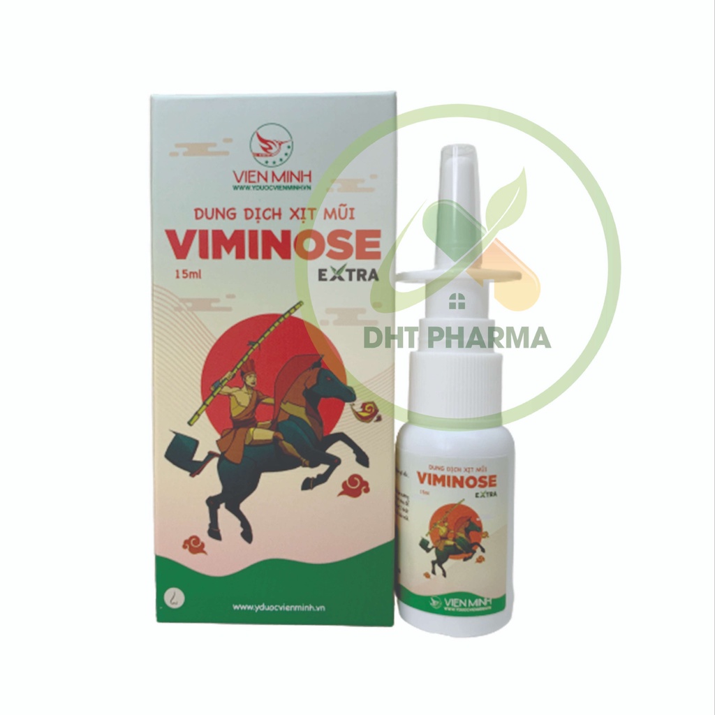 Dung dịch xịt mũi Viminose Extra giúp trị sổ mũi, nghẹt mũi