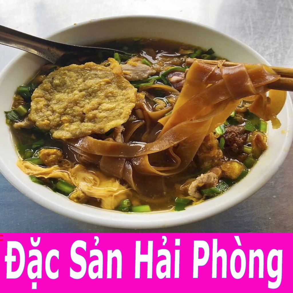 Bánh Đa Cua Hải Phòng -Mỳ Gạo Dặc Sản Hải Phòng Túi 500g- 1kg