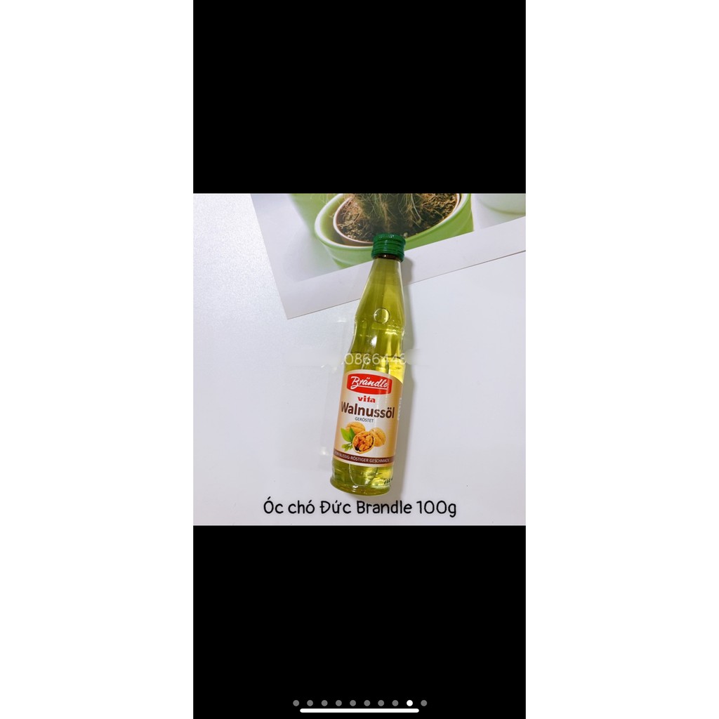 Dầu mè, olive, óc chó, dầu gạo cho bé ăn dặm 70g/100g/180g