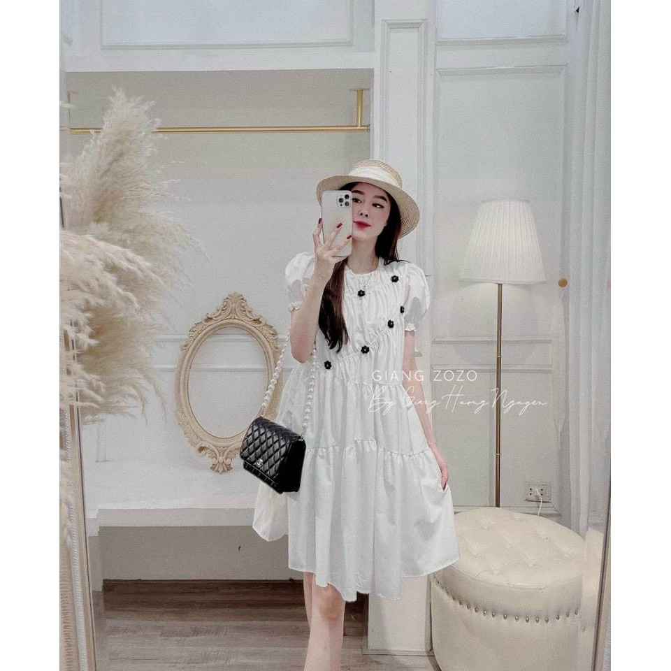 Đầm bầu thiết kế dáng suông váy bầu dự tiệc siêu xinh HN982