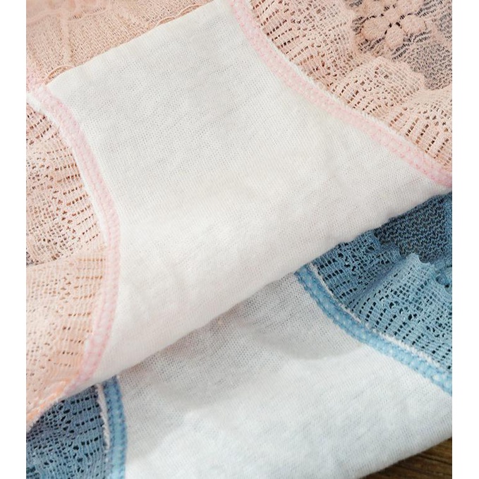 142869Quần Lót Vải Tuyn Trong Suốt Nhẹ Phong Cách Nhật Bản Quyến Rũ Cho Nữ