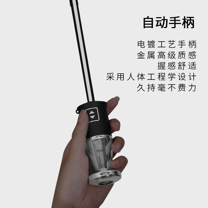 Dù Che Nắng Tự Động 10 Xương Màu Đen Dành Cho Mercedes-Benz BMW Audi 4S