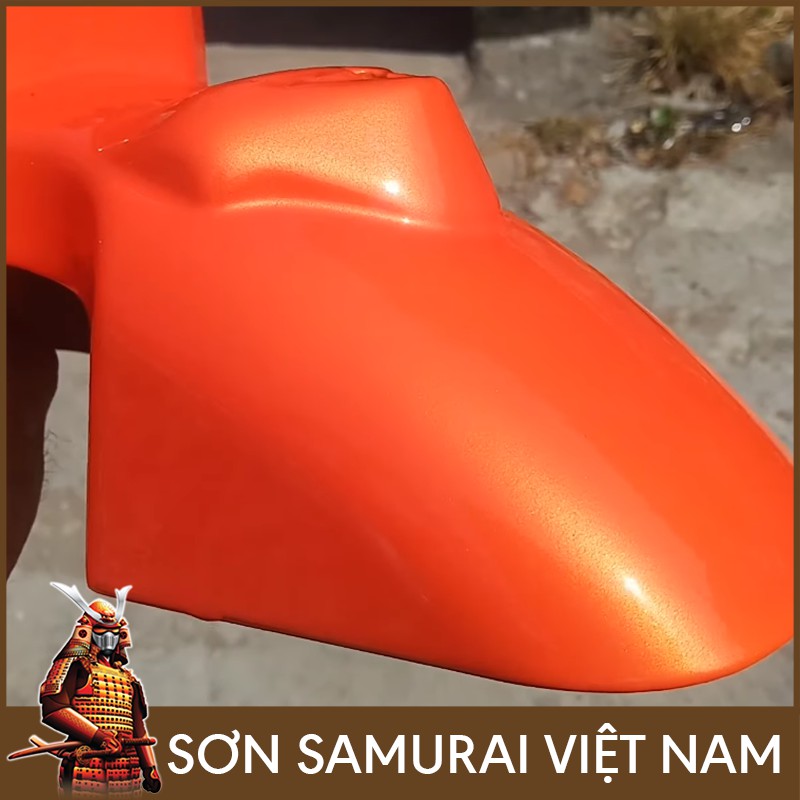 Màu Cam Sơn Samurai - Combo Sơn Xịt Samurai Màu Y3505