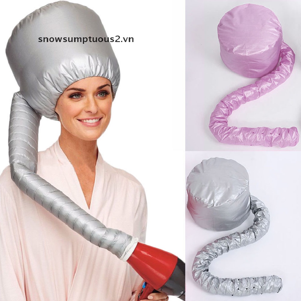 [Hàng mới về] Mũ trùm đầu hấp tóc mềm mại sử dụng tại nhà và tại salon