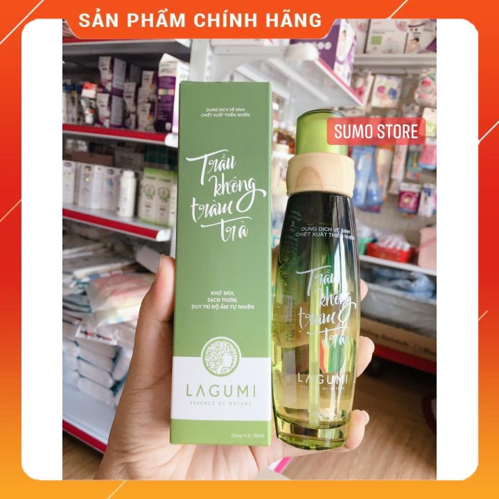 [CHÍNH HÃNG] Dung dịch vệ sinh phụ nữ Lagumi Trầu Không Tràm Trà 100% thiên nhiên