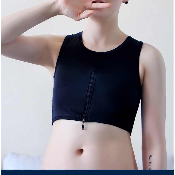 Áo Lót Corset Vải Than Tre Phối Khóa Kéo Thời Trang | BigBuy360 - bigbuy360.vn