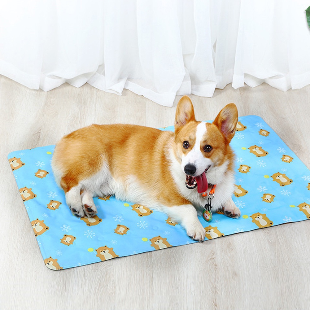 WA Làm mát mùa hè cho thú cưng Ice Pad Cún con Ngủ giường Thảm cho chó mèo Ghế sofa có thể cắm trại Thảm tập yoga A
