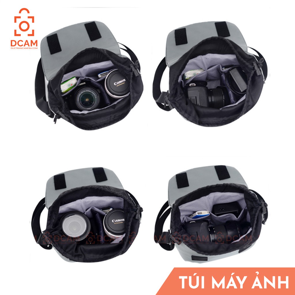 Túi máy ảnh thời trang Soudelor Drawstring - Đựng máy mirrorless và lens