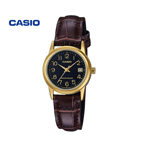 Đồng Hồ Nữ Dây Da Casio LTP-V002GL-1BUDF