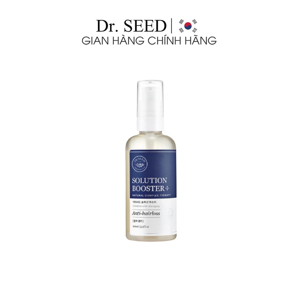 Serum Dưỡng Tóc DR. SEED Solution Booster Anti-Hairloss Giảm Các Triệu Chứng Rụng Tóc, Tăng Đề Kháng Cho Tóc 100ml