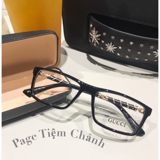 Gọng kính cận Gucci xoắn ốc nam nữ thời trang
