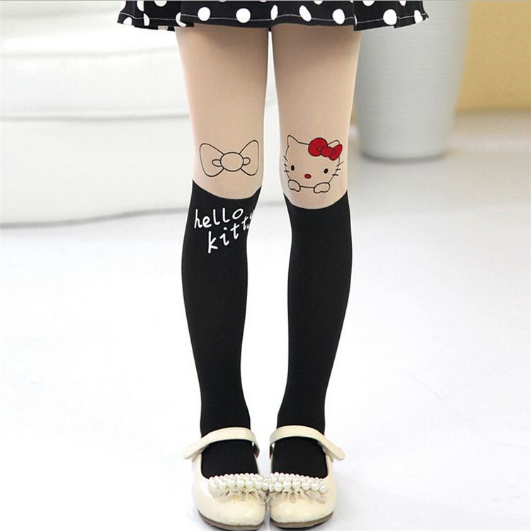 Quần tất da chân giả bốt cotton cho bé gái 2068