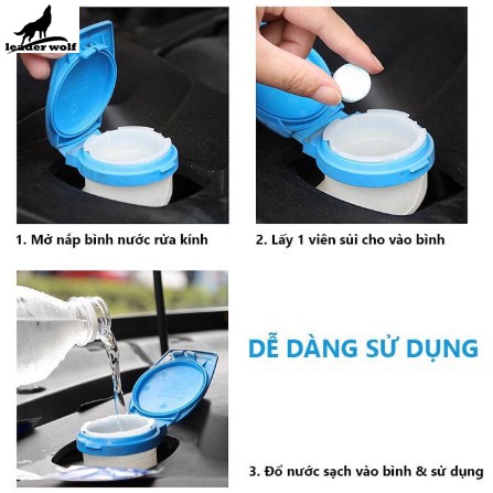 Viên Sủi Rửa Kính Ô Tô - 1 Viên - Làm Sạch Trong 1 Nốt Nhạc