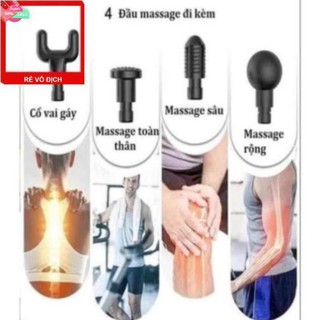MÁY MASSAGE GUN KH-320 ( 4 ĐẦU )