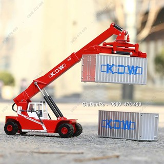 Mô Hình Kim Loại Xe Nâng Container Hạng Nặng Tỉ Lệ 1/50 - Kdw - 036