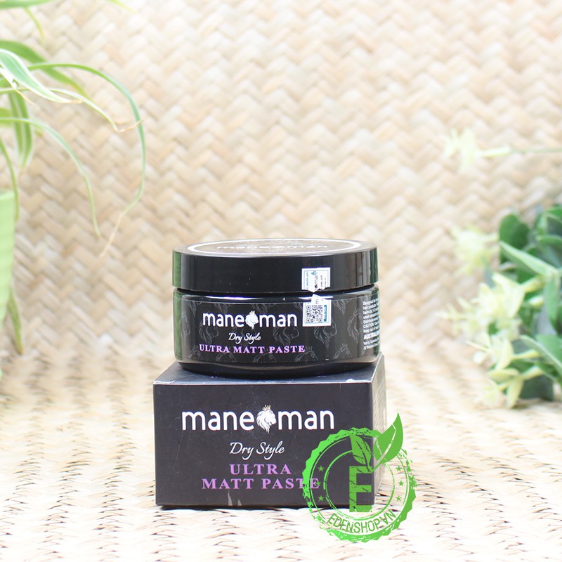 [ CHÍNH HÃNG - SHOP TPHCM] Sáp vuốt tóc nam Mane Man Ultra Matte Paste  80g | Hair Paste nhập khẩu ÚC