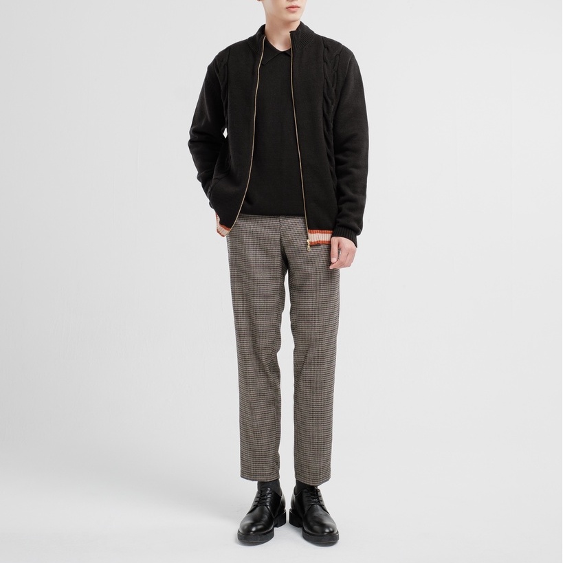 Áo khoác len nam SSSTUTTER phong cách hàn quốc SSS.Cable-Knit Jacket