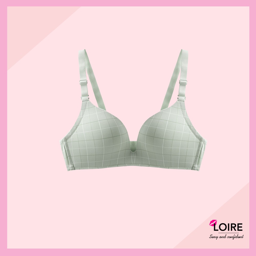 [Mã FAMARAL1 giảm 10K đơn từ 50K] Áo Ngực Kẻ Caro Không Gọng Đệm Mỏng LOIRECHIC BRC02 | BigBuy360 - bigbuy360.vn