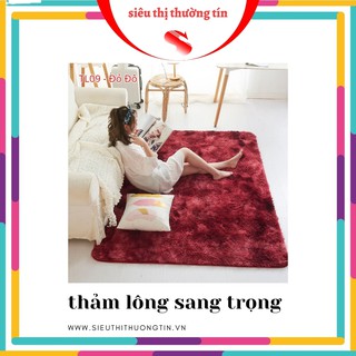 Thảm Lông Trải sàn - Thảm Lông loang Dầy Đẹp [ 1m6 x 2m ]