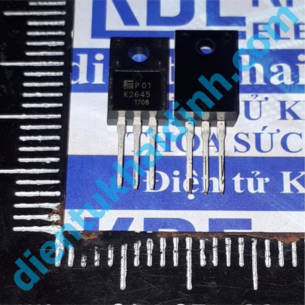 2 cái 2SK2645 K2645 2645 MOSFET N-CH 9A 600V 50W TO-220F FET nguồn LCD kde4910