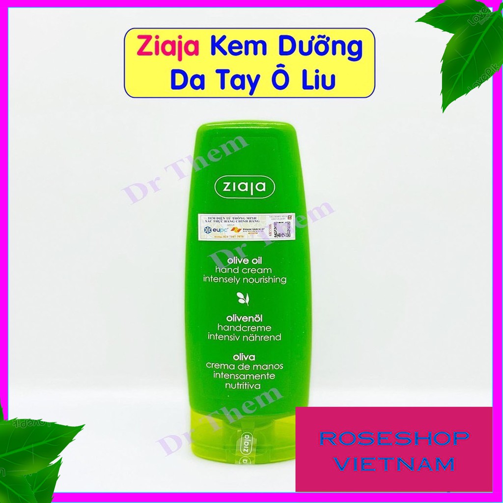 ✅Kem Dưỡng Tay & Móng Ô liu Ziaja Olive Oil Hand Cream Intensely Nourishing 80ml kem và sữa dưỡng da. RSVN SP39